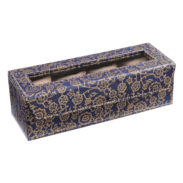 Ecoleatherette Handcrafted 4 Watch Box Watch Organiser Watch Holder Watch case (4WB.008)