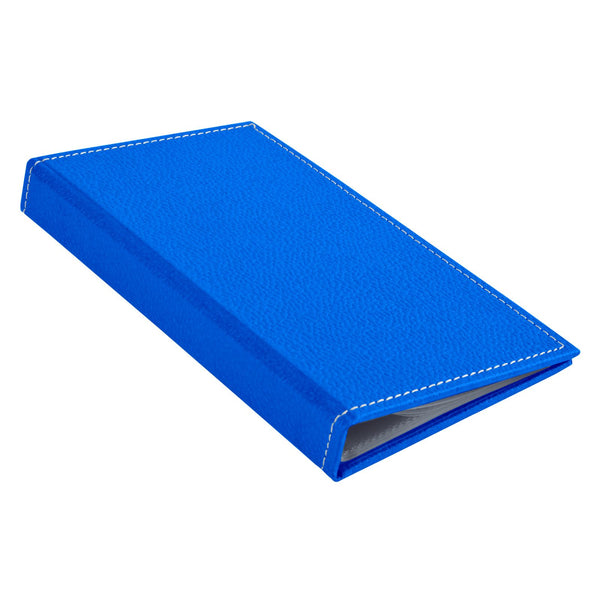 Ecoleatherette Visiting Card Holder Book (3VCB.D.Blue)