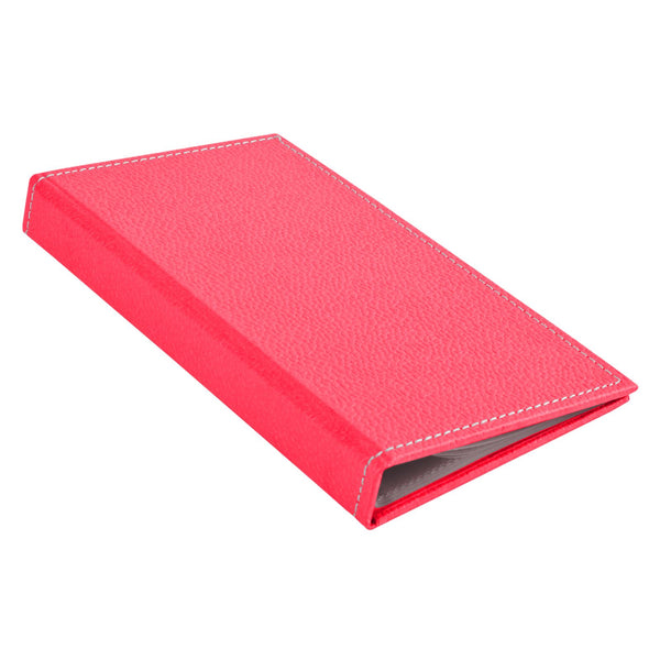 Ecoleatherette Visiting Card Holder Book (3VCB.D.Pink)