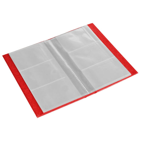 Ecoleatherette Visiting Card Holder Book (3VCB.Red)