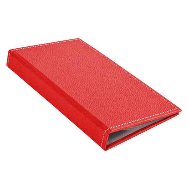 Ecoleatherette Visiting Card Holder Book (3VCB.Red)