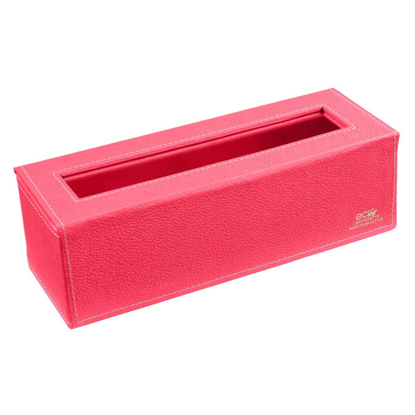 Ecoleatherette Handcrafted 4 Watch Box Watch Organiser Watch Holder Watch case (4WB.D.Pink)