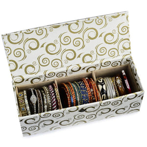 Ecoleatherette 3 Partition Bangle Box (BB3P.006)