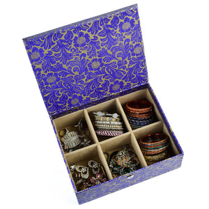 Ecoleatherette 6 Partition Bangle Box (BB6P.001)