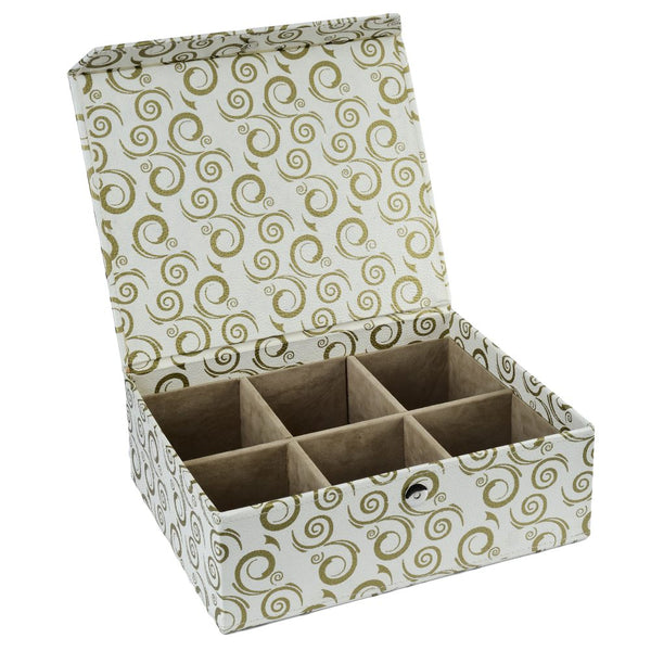 Ecoleatherette 6 Partition Bangle Box (BB6P.006)