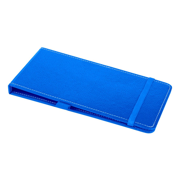 Ecoleatherette Cheque Book Holder (CQBH.D.Blue)