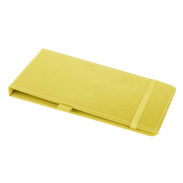 Ecoleatherette Cheque Book Holder (CQBH.L.yellow)