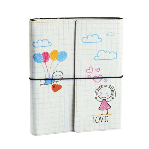 Ecoleatherette A-5 Printed Soft Cover Notebook (DJA5.5018)