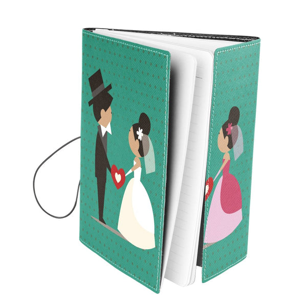 Ecoleatherette A-5 Printed Soft Cover Notebook (DJA5.5037)