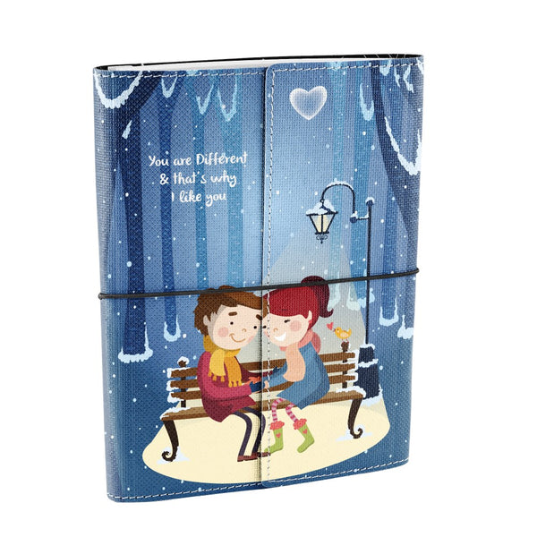Ecoleatherette A-5 Printed Soft Cover Notebook (DJA5.5039)