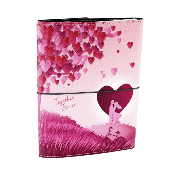 Ecoleatherette A-5 Printed Soft Cover Notebook (DJA5.5040)