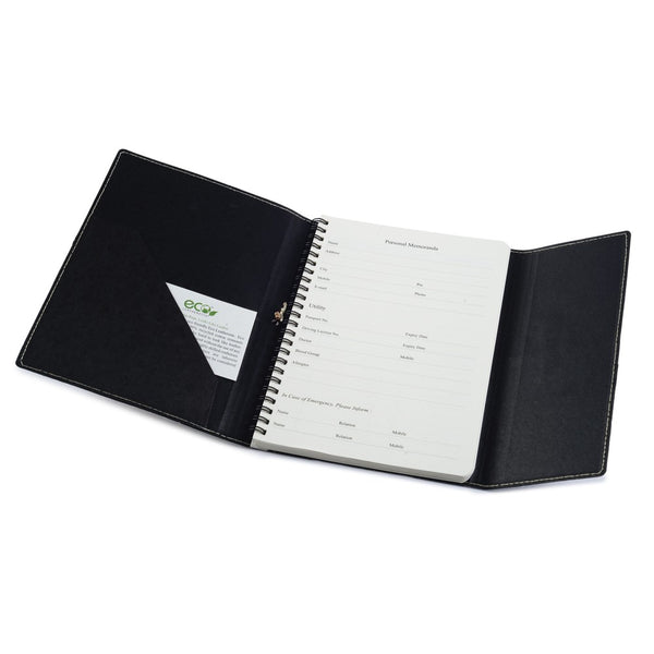Ecoleatherette A-5 Printed Soft Cover Notebook (DJA5.5007)