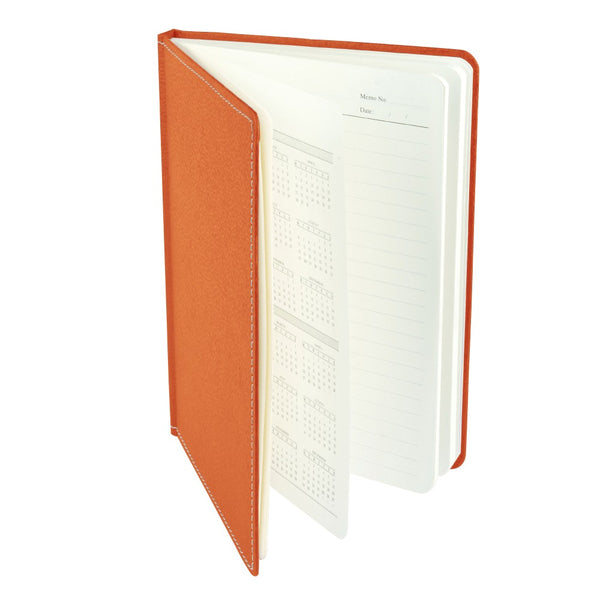 Ecoleatherette A-5 Hard Cover Notebook (HCJA5.Orange)