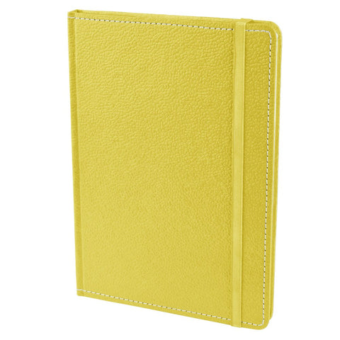 Ecoleatherette A-5 Hard Cover Notebook (HCJA5.L.Yellow)
