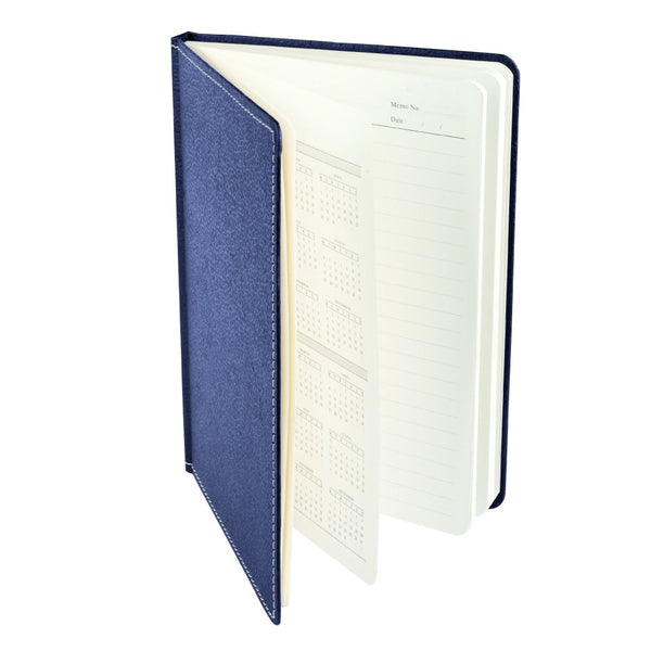 Ecoleatherette A-5 Hard Cover Notebook (HCJA5.N.Blue)