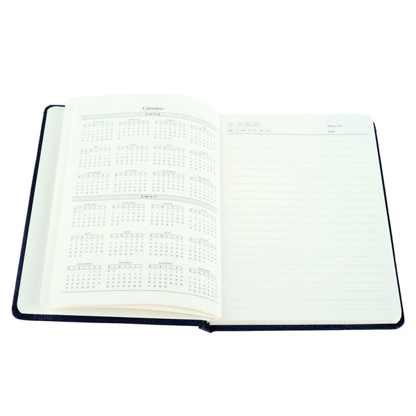 Ecoleatherette A-5 Hard Cover Notebook (HCJA5.N.Blue)