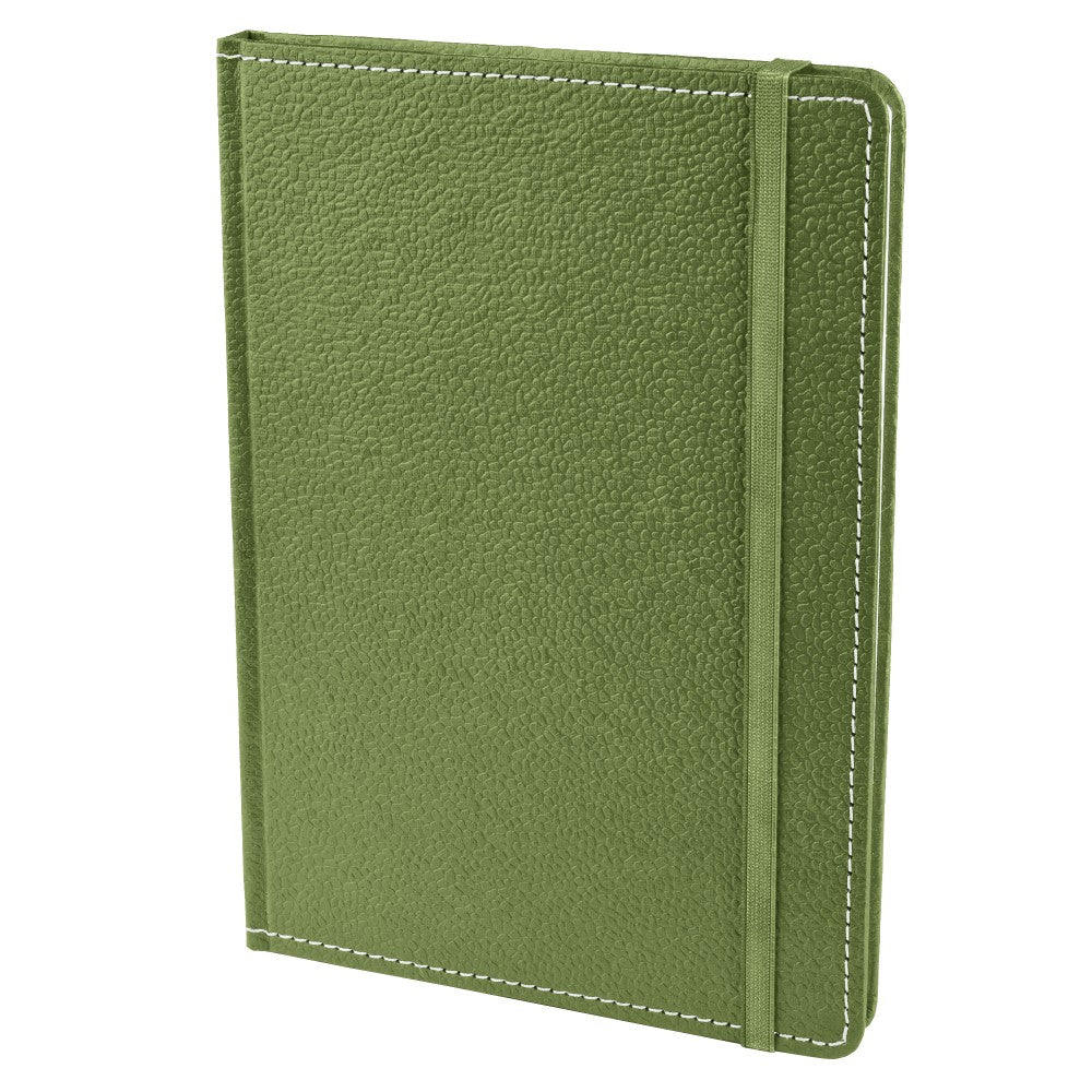 Ecoleatherette A-5 Hard Cover Notebook (HCJA5.O.Green)