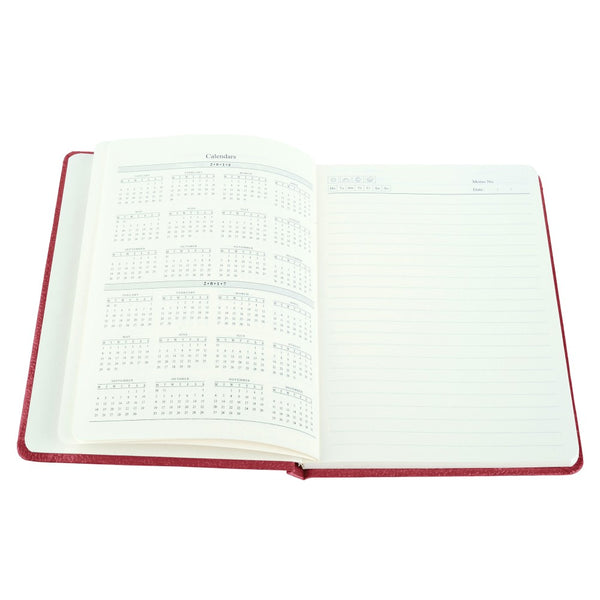 Ecoleatherette A-5 Hard Cover Notebook (HCJA5.Pink)