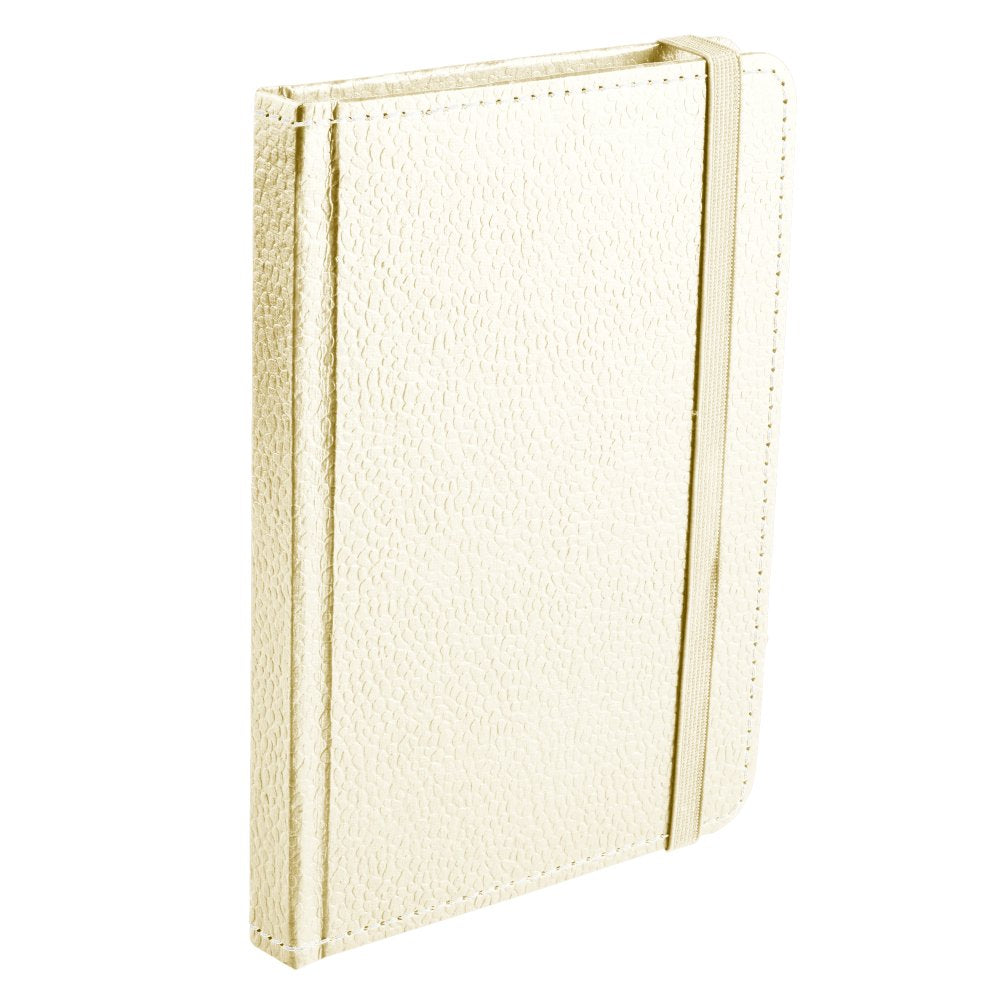 Ecoleatherette A-6 Hard Cover Notebook (HCJA6.Pearl)