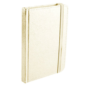 Ecoleatherette A-6 Hard Cover Notebook (HCJA6.Pearl)
