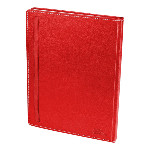 Ecoleatherette B-5 Hard Cover Notebook (HCJB5.Red)