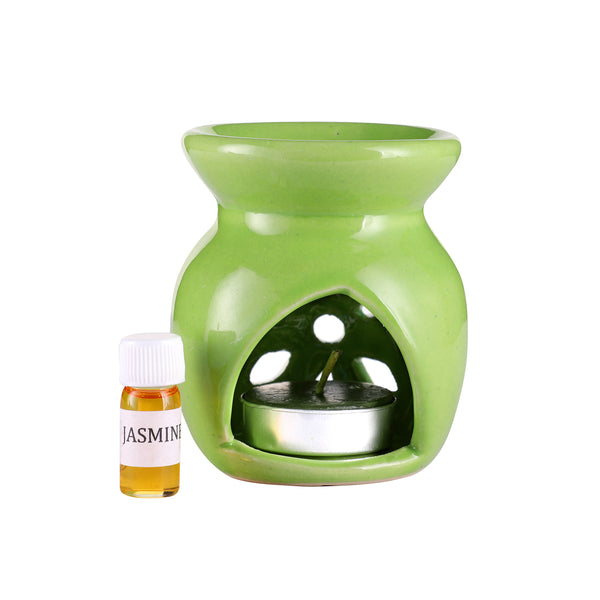 Arofume Ceramic diffuser Gift Set (Small Size,Jasmine Fragrance Oil)