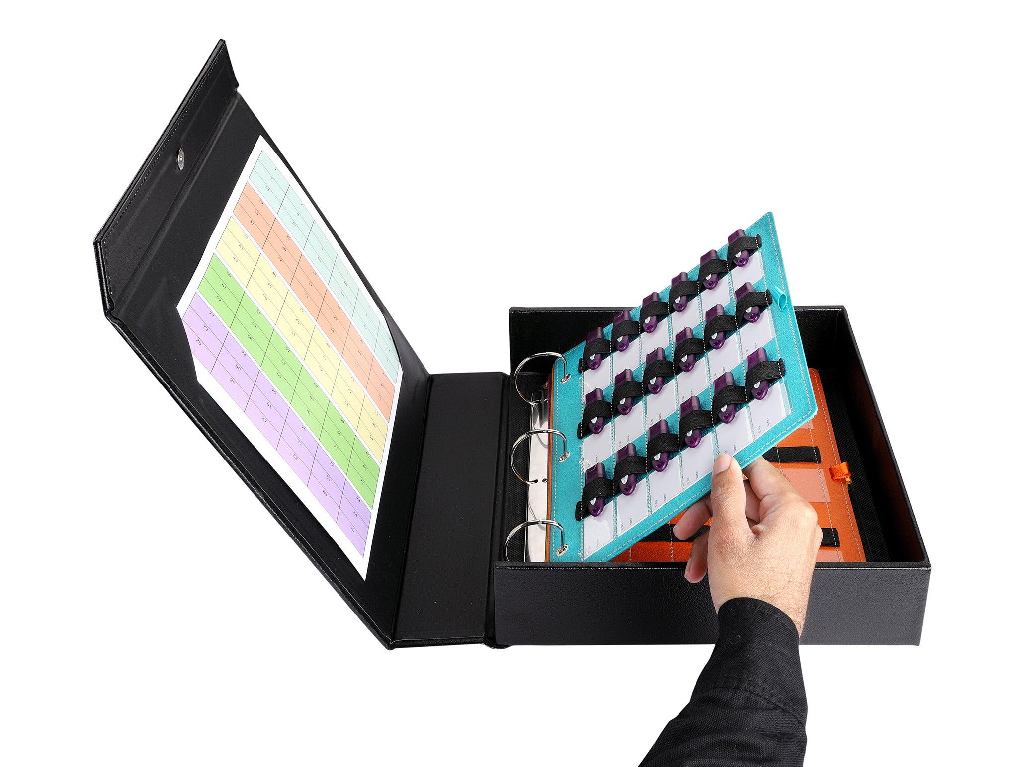 Ecoleatherette Digital Signature Organizer Box (90 Digital Signature slots)(dsc, DSC Box)
