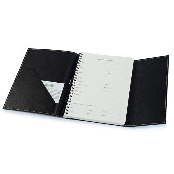 Ecoleatherette A-5 Regular Soft Cover Notebook (JA5.S.Green)