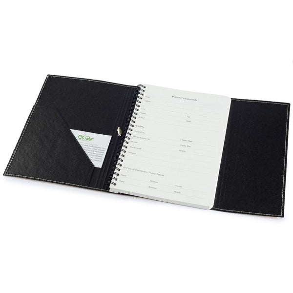 Ecoleatherette A-5 Regular Soft Cover Notebook (JA5.R.Gold)