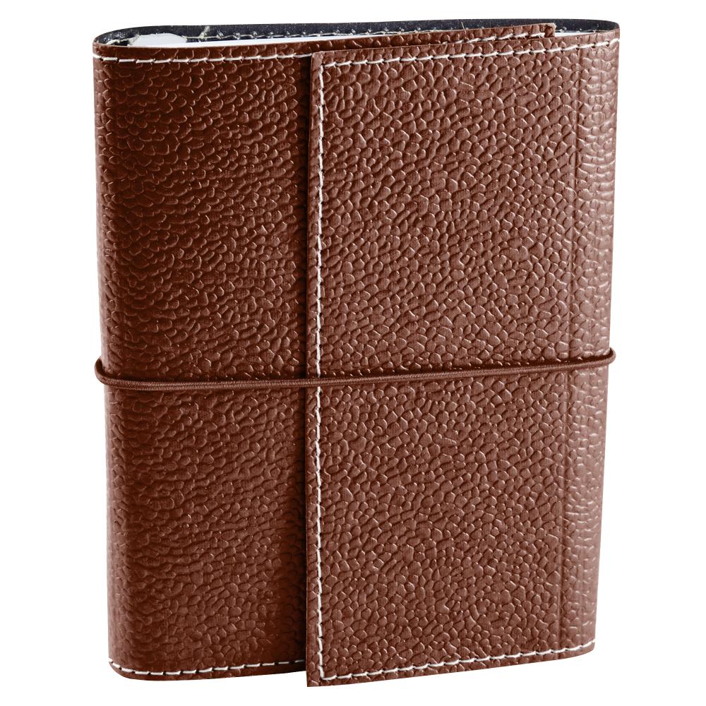 Ecoleatherette A-6 Regular Soft Cover Notebook (JA6.D.Brown)