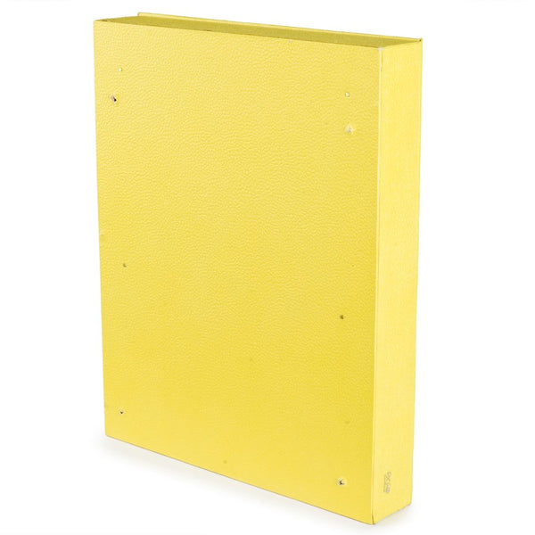 Ecoleatherette Wall Hanging Key Box Key Holder For 10 Key Chain (KHB.L.Yellow)
