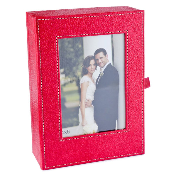 Ecoleatherette Wall Hanging Key Box Key Holder For 3 Key Chain (KHS.D.Pink)