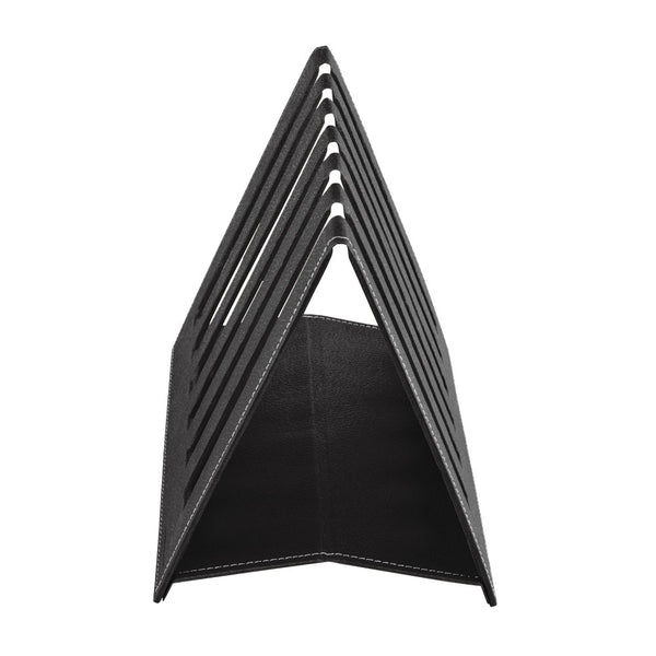 Ecoleatherette Foldable Magazine & Book Stand (MR.Black)