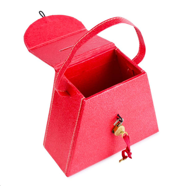 Ecoleatherette Handcrafted Coin Bank Piggy Bank (PB.D.Pink)