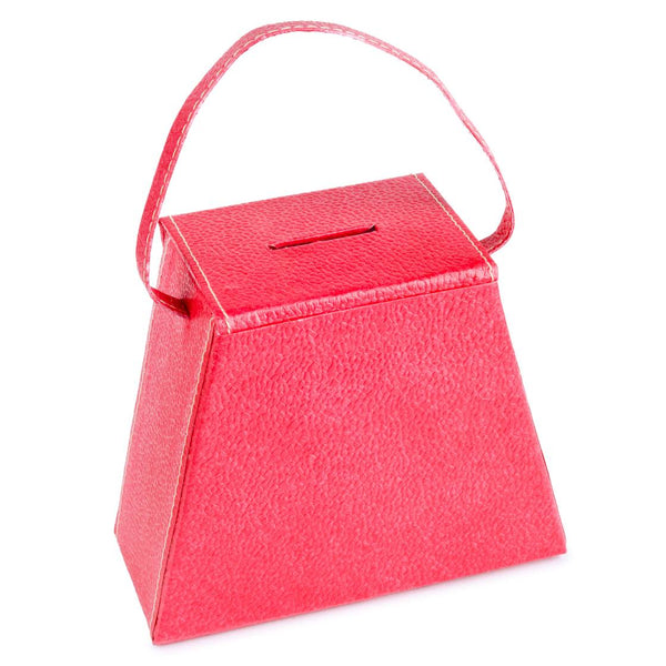 Ecoleatherette Handcrafted Coin Bank Piggy Bank (PB.D.Pink)