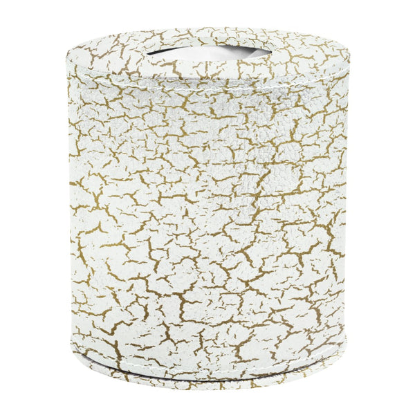 Ecoleatherette Handcrafted Round Tissue Paper Tissue Holder Car Tissue Box Comes with 50 Pulls Tissue (RDTB.3001)