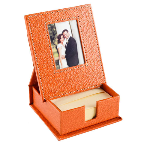 Ecoleatherette Slip Box with Frame (SBF.B.Orange)