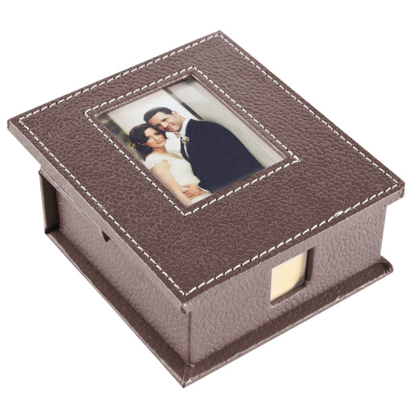 Ecoleatherette Slip Box with Frame (SBF.H.Nut)