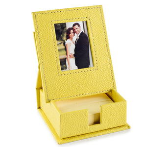 Ecoleatherette Slip Box with Frame (SBF.L.Yellow)