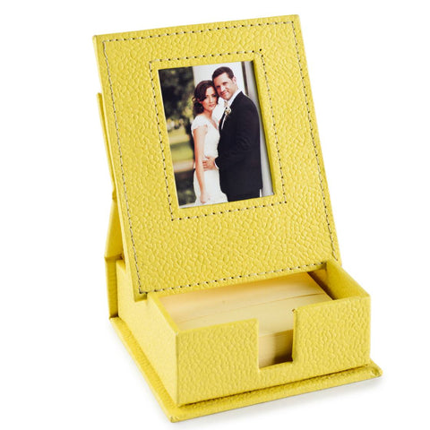 Ecoleatherette Slip Box with Frame (SBF.L.Yellow)