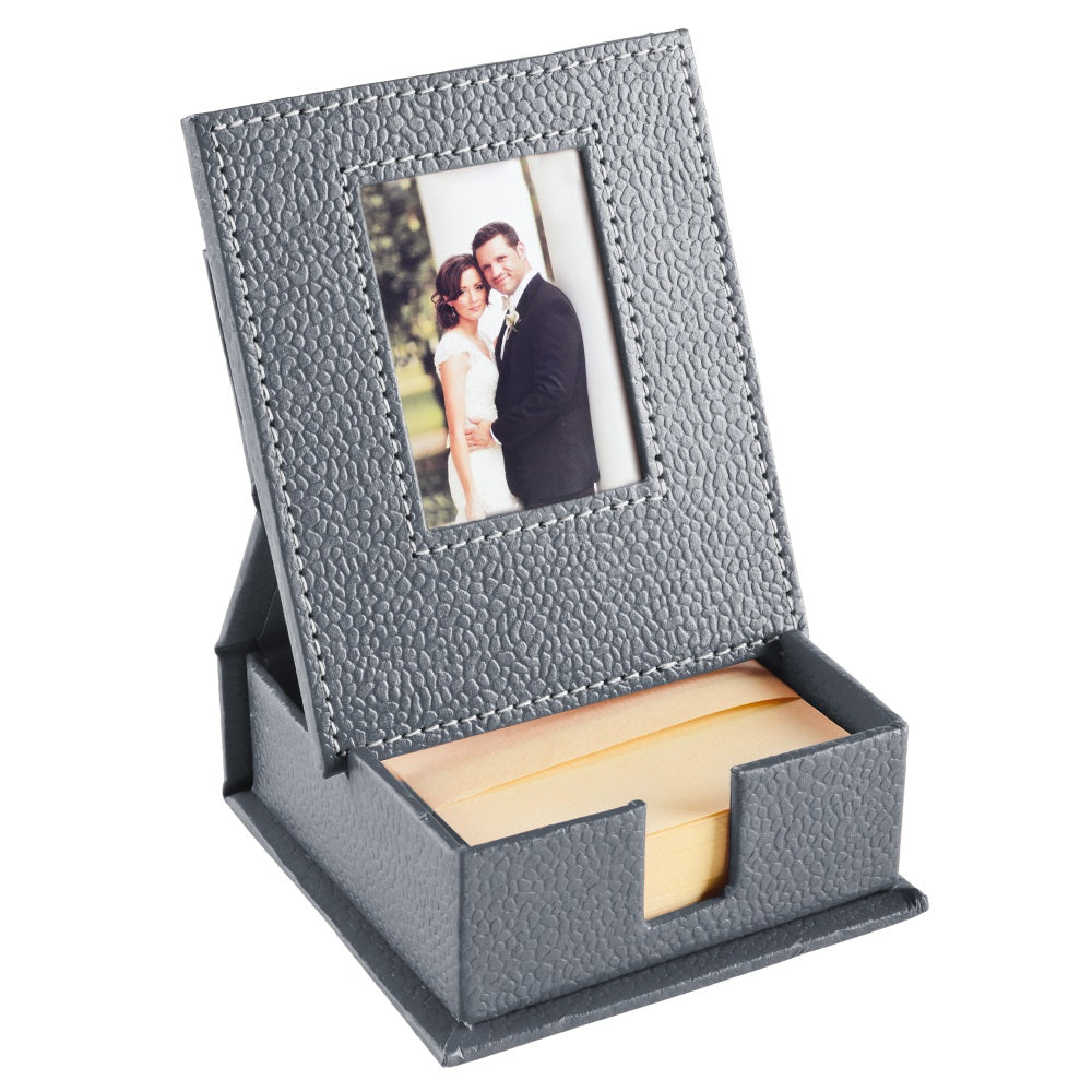 Ecoleatherette Slip Box with Frame (SBF.S.Grey)