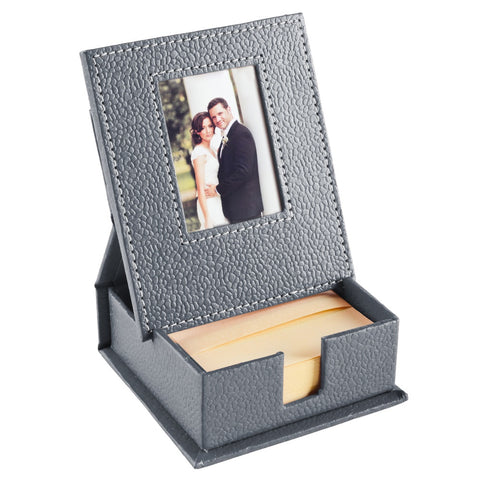 Ecoleatherette Slip Box with Frame (SBF.S.Grey)