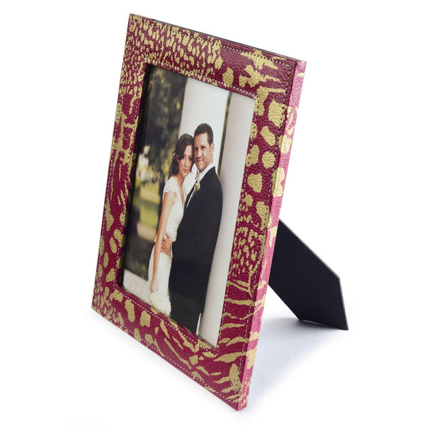 Ecoleatherette 6"x8" Photo Frame with Hanging and Standing Options  (SRPF68.002)
