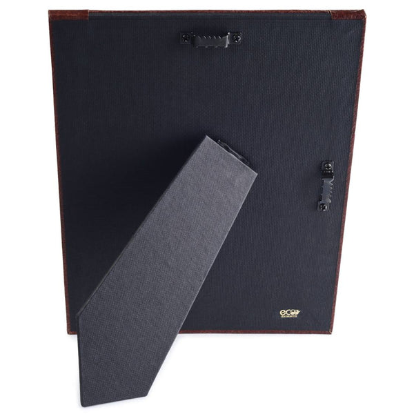 Ecoleatherette 6"x8" Photo Frame with Hanging and Standing Options  (SRPF68.D.Brown)