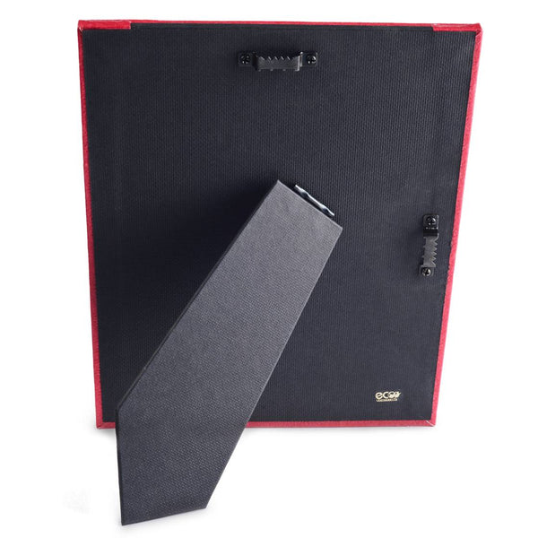 Ecoleatherette 6"x8" Photo Frame with Hanging and Standing Options  (SRPF68.D.Pink)