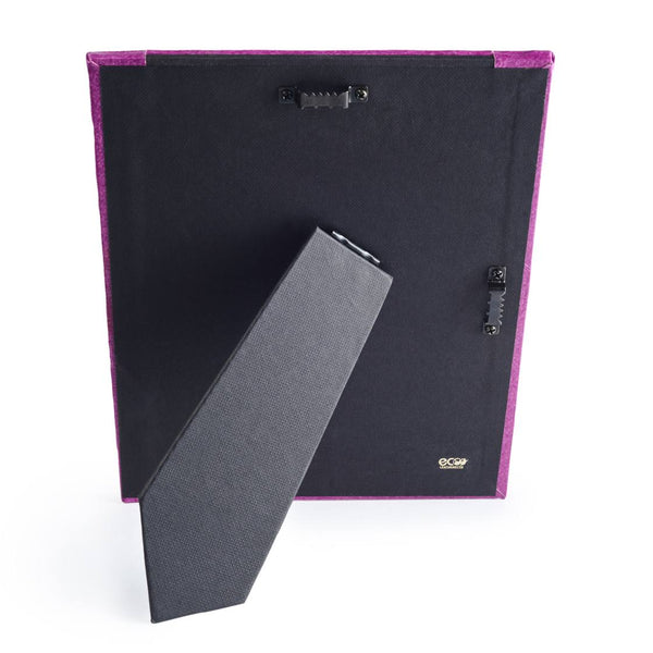Ecoleatherette 6"x8" Photo Frame with Hanging and Standing Options  (SRPF68.Lilac)