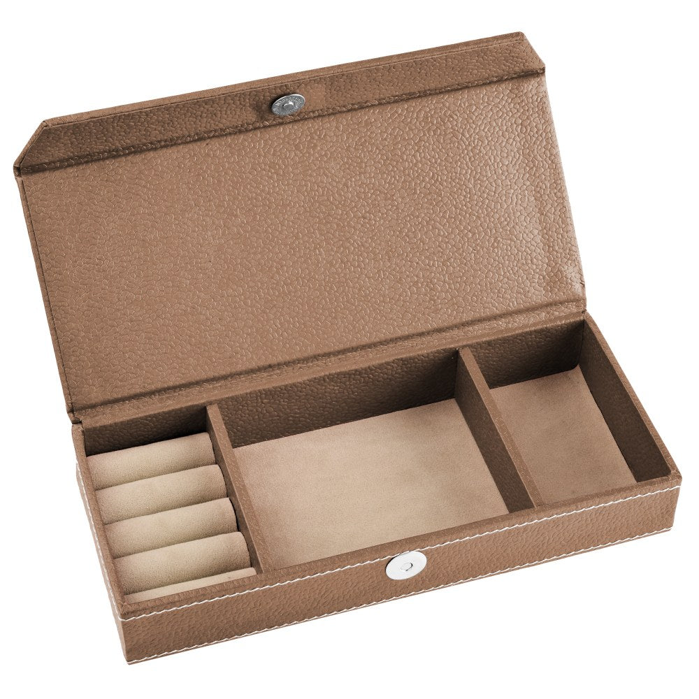 Ecoleatherette Handcrafted Travel Jewellery box (TJB.Putor)