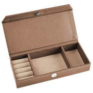 Ecoleatherette Handcrafted Travel Jewellery box (TJB.Putor)